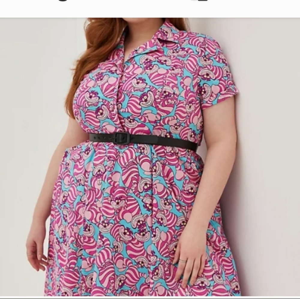 NWT Disney Alice In Wonderland Swing Dress - Cheshire Cat